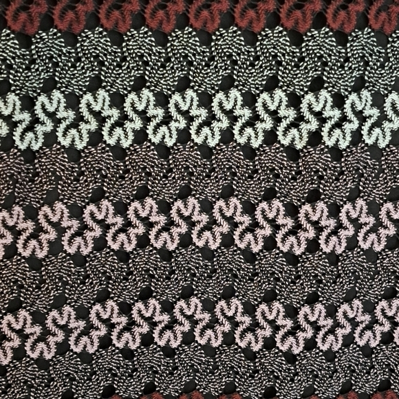 Be Bop Crocheted Mini Dress/Tunic   Size L - Picture 6 of 9